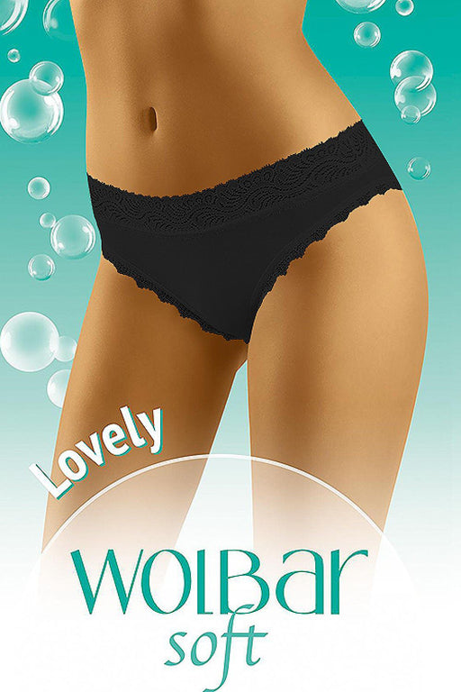 Lace-Embellished Cotton Panties - Wolbar Collection