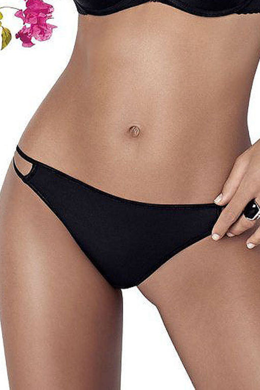 Strappy Cross-back Thong Panties in Silky Microfiber