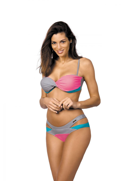 Paradise Twist Two-Piece Swimsuit with Push-Up Effect