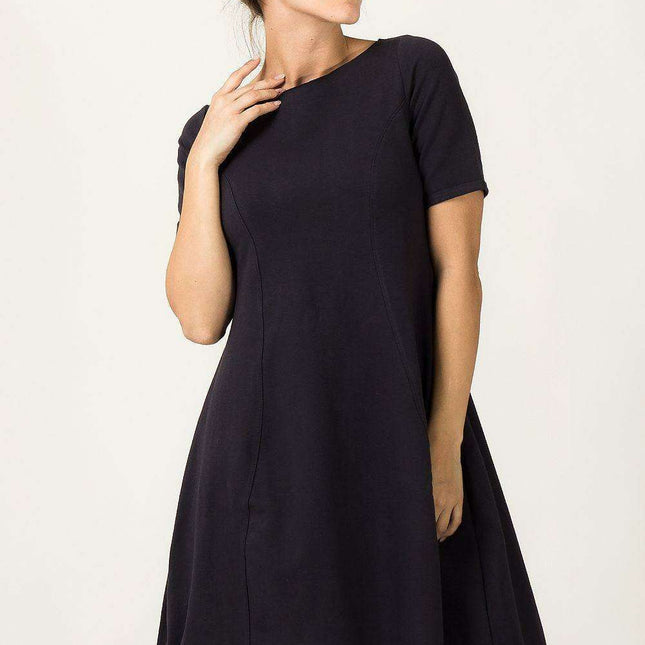 Stylish Comfort Sweatshirt Dress - Tessita Collection