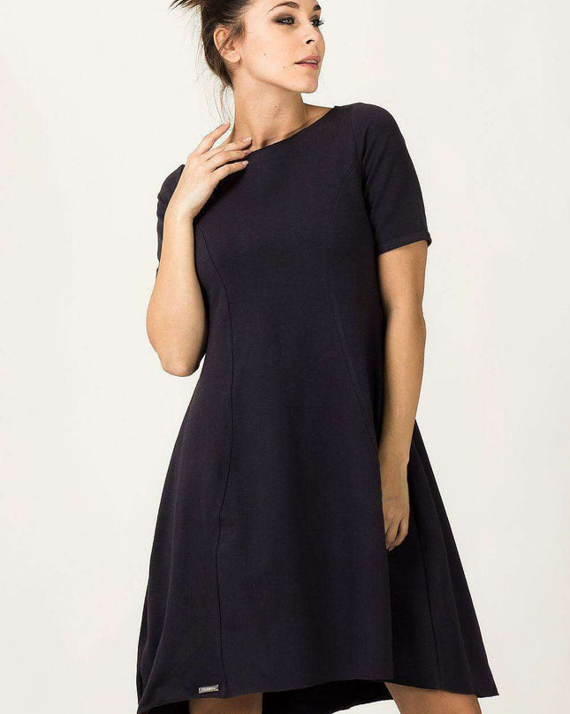 Stylish Comfort Sweatshirt Dress - Tessita Collection