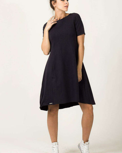 Stylish Comfort Sweatshirt Dress - Tessita Collection