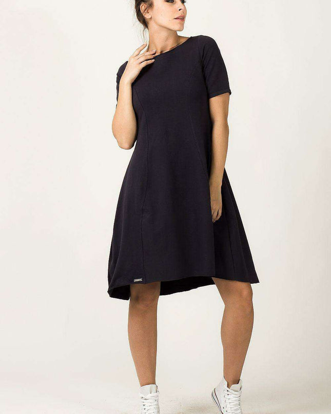 Stylish Comfort Sweatshirt Dress - Tessita Collection