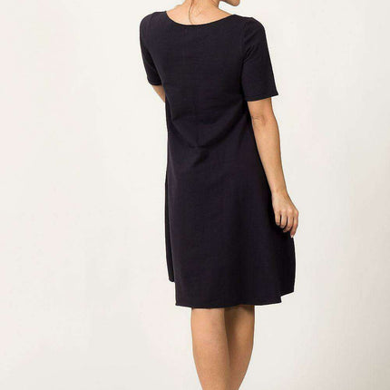 Stylish Comfort Sweatshirt Dress - Tessita Collection