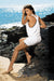 Tempting Boxer Style Beach Tunic - Italian Fabric Mini Dress