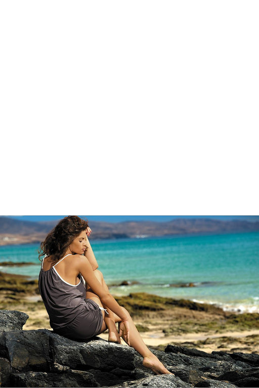 Sunny Shore One-Piece Beach Tunic - Italian Fabric Comfort