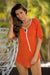 Elegant Lily M-339 Beach Cover-Up - Adjustable Neckline & Semicircle Finish