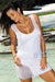 Sporty-Elegant Sheer Tulle Beach Tunic - Perfect for Stylish Summer Outings
