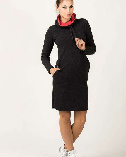 Tessita 36089 Chic Color-Block Sweaterdress: The Perfect Blend of Comfort and Style for Fashion Enthusiasts