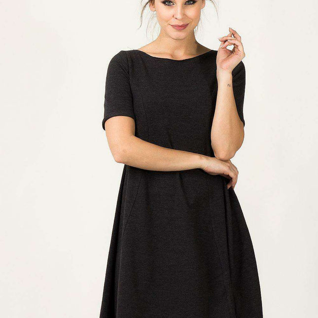 Chic Charcoal Sweater Dress for Effortless Style