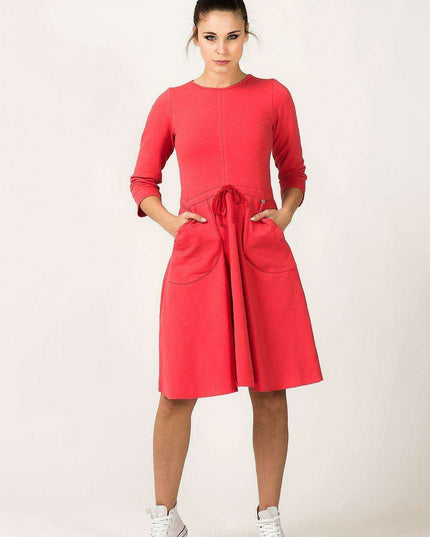 Coral Chic Daydress - Effortless Style and Comfort