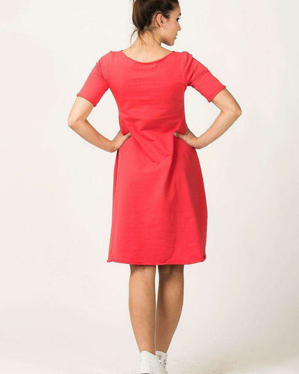 Coral Chic Daydress - Effortless Style and Comfort