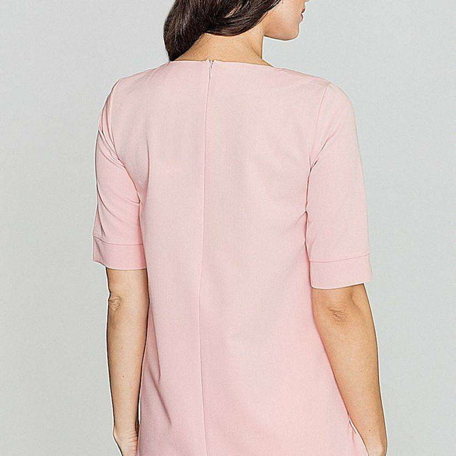 Sophisticated A-Line Draped Top