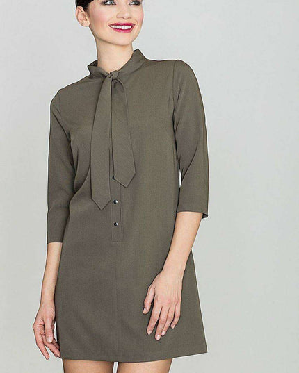 Chic Sash-Embellished Mini Dress for Effortless Elegance