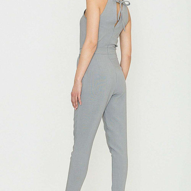 Sophisticated Chain-Detail Jumpsuit