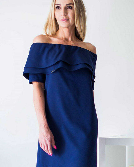 Chic Versatile Spanish Neckline Cocktail Dress for Every Occasion