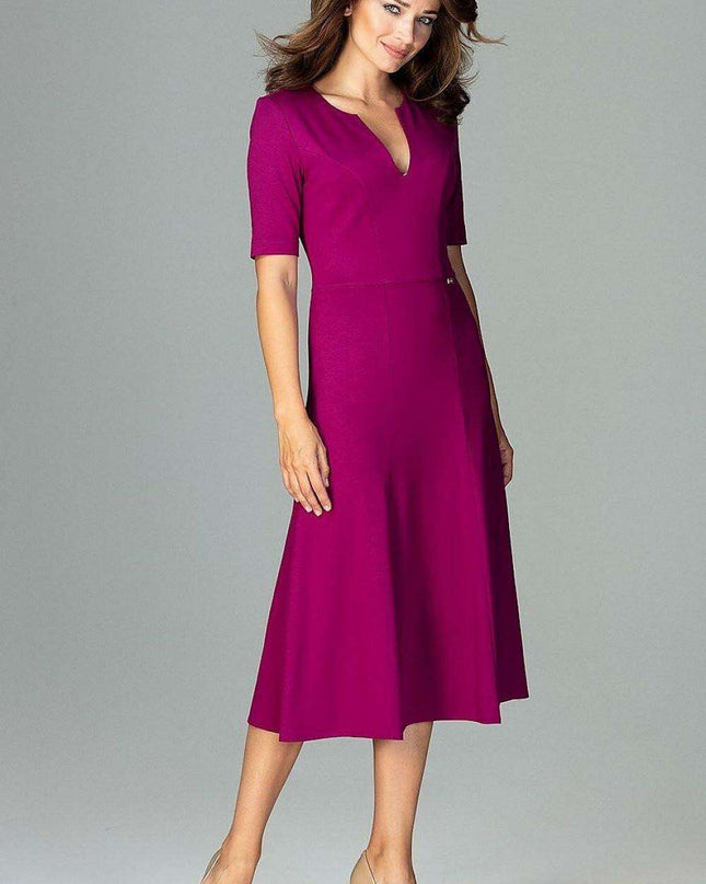 Elegant V-Neck Evening Dress for Women