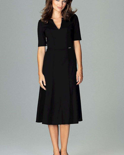 Elegant V-Neck Evening Dress for Women