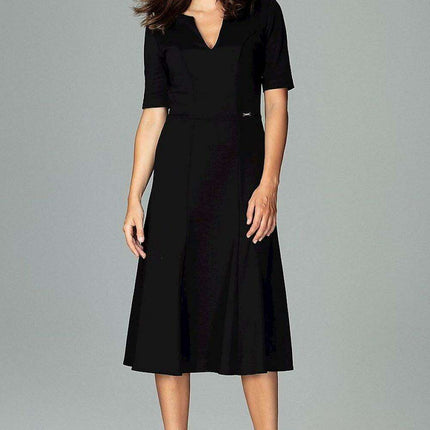 Elegant V-Neck Evening Dress for Women