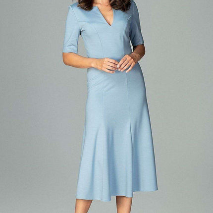 Elegant V-Neck Evening Dress for Women