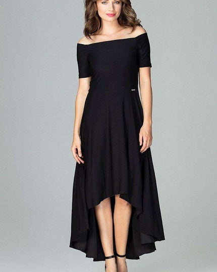 Asymmetrical Charm Cocktail Dress