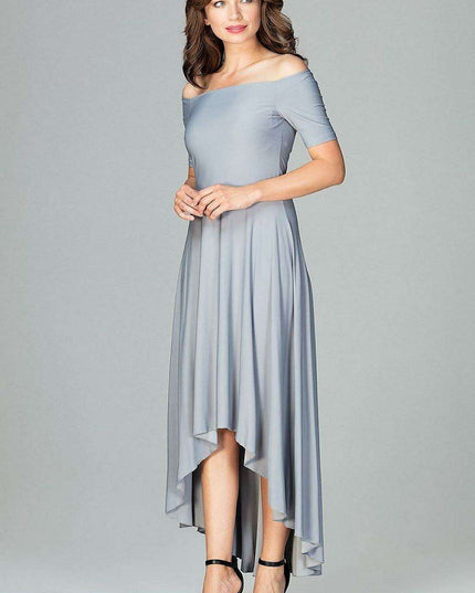 Asymmetrical Charm Cocktail Dress