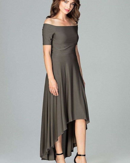 Asymmetrical Charm Cocktail Dress