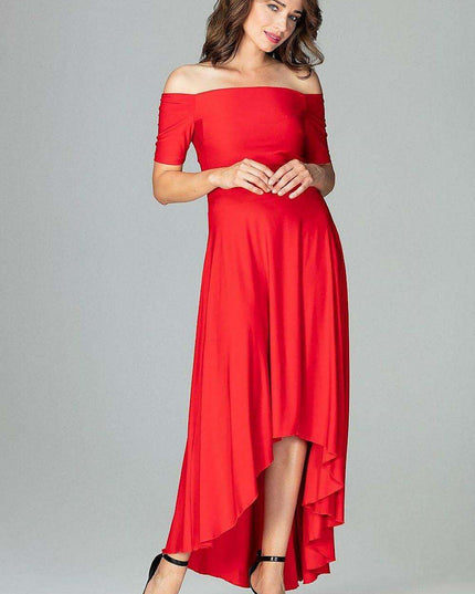 Asymmetrical Charm Cocktail Dress