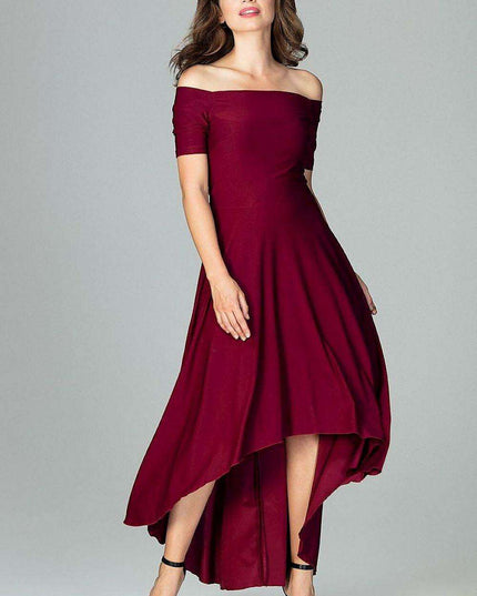 Asymmetrical Charm Cocktail Dress