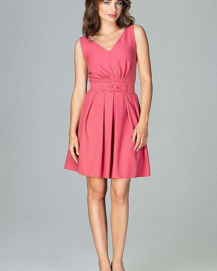 Elegant Bow-Accented Evening Gown