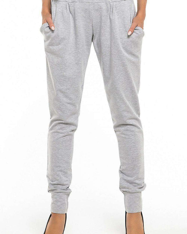 Elevate Your Style with Ribbed Cuff Knitted Sweatpants - Essential Athleisure Wear