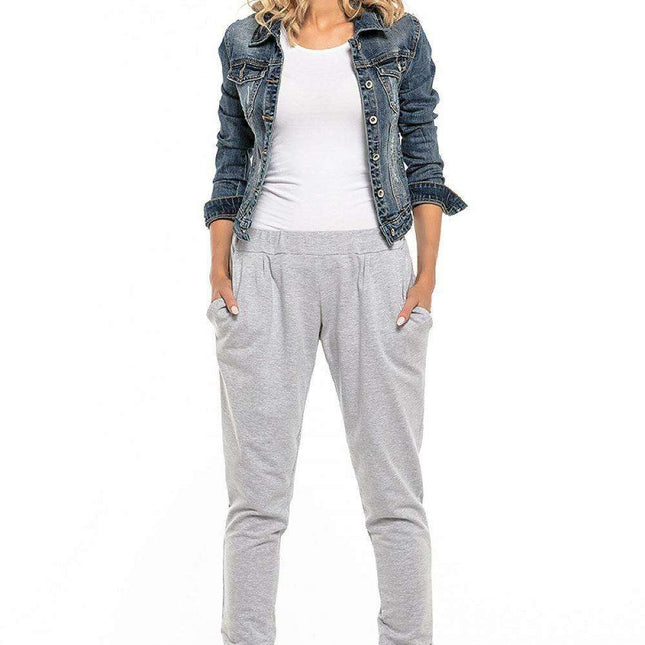 Elevate Your Style with Ribbed Cuff Knitted Sweatpants - Essential Athleisure Wear