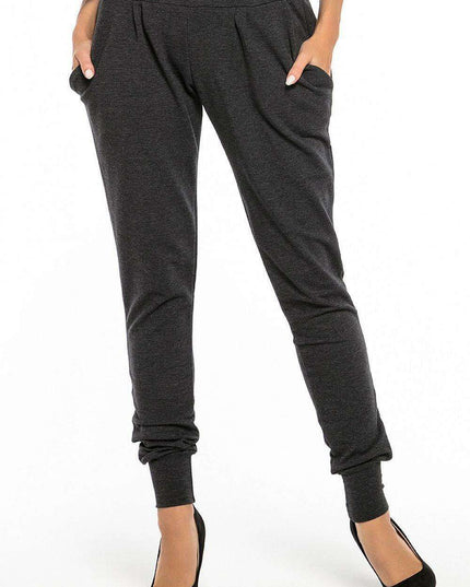 Elevate Your Style with Ribbed Cuff Knitted Sweatpants - Essential Athleisure Wear