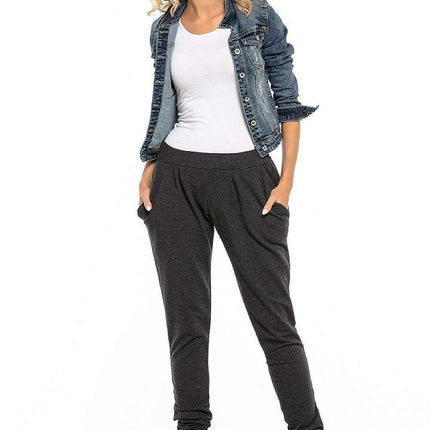 Elevate Your Style with Ribbed Cuff Knitted Sweatpants - Essential Athleisure Wear