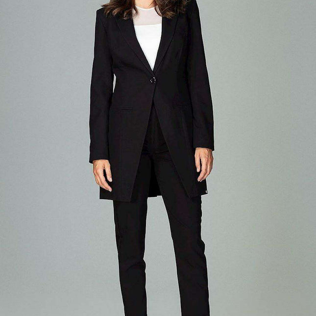 Colorful Long Sleeve Coat with Stylish Neckline - Your Seasonal Essential