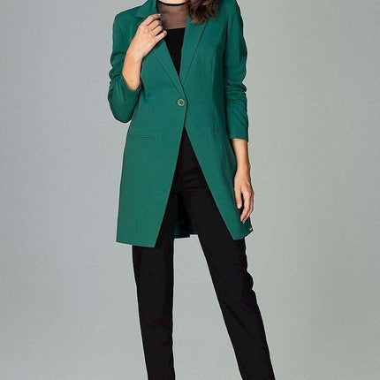 Colorful Long Sleeve Coat with Stylish Neckline - Your Seasonal Essential