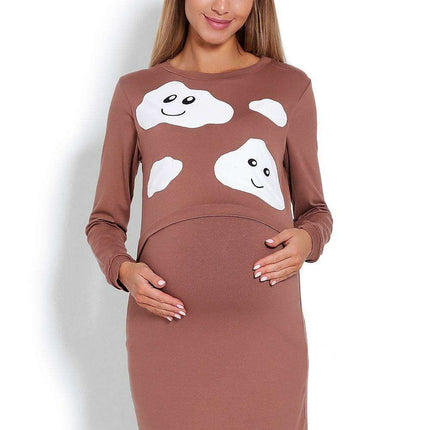 Dreamy Horizons Maternity Nightgown