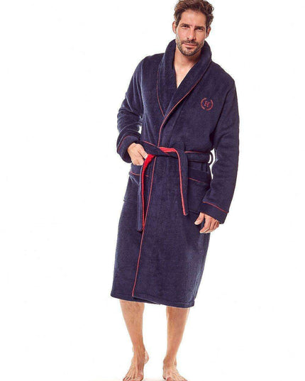 Men's Luxurious Shawl Collar Bathrobe by Henderson