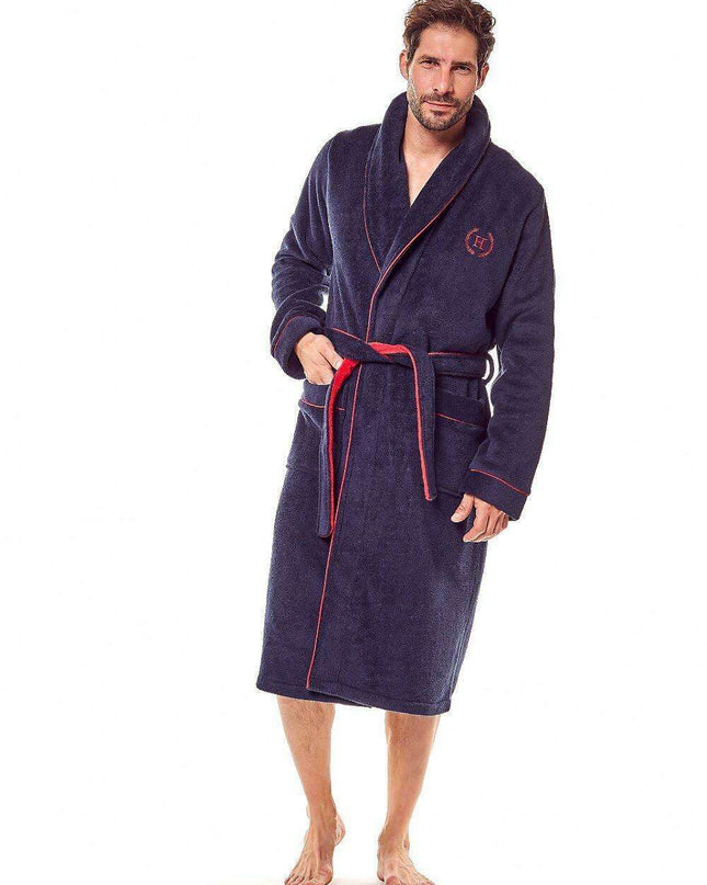 Men's Luxurious Shawl Collar Bathrobe by Henderson