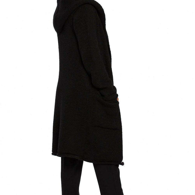 Snuggly Hooded Knitted Sweater