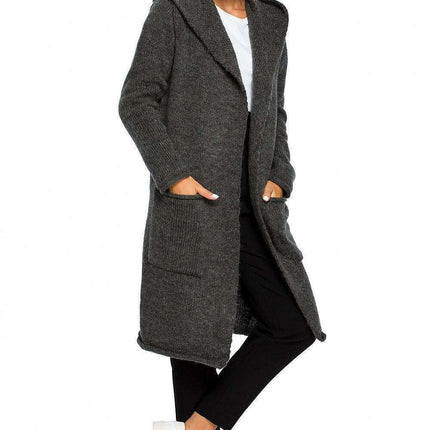 Snuggly Hooded Knitted Sweater