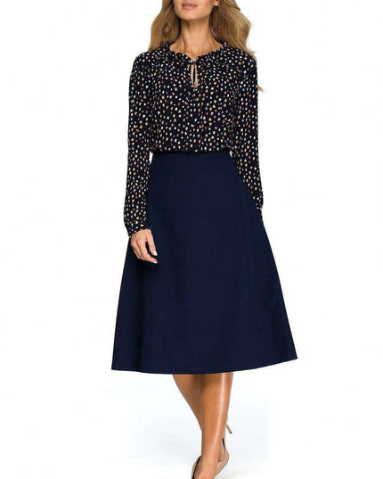 Elegant A-Line Midi Skirt