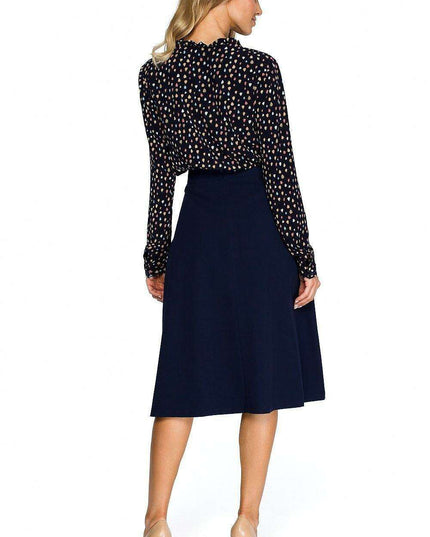 Elegant A-Line Midi Skirt