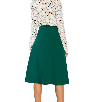 Elegant A-Line Midi Skirt