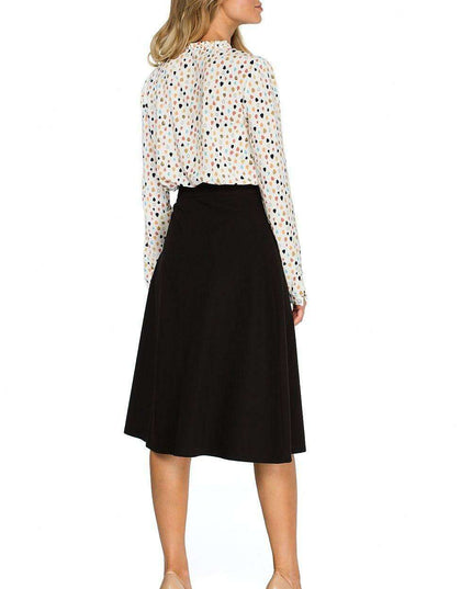 Elegant A-Line Midi Skirt