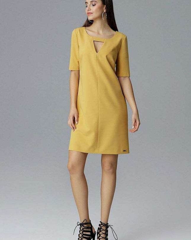 Chic Knee-Length Daily Elegance Dress