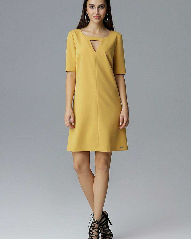 Chic Knee-Length Daily Elegance Dress