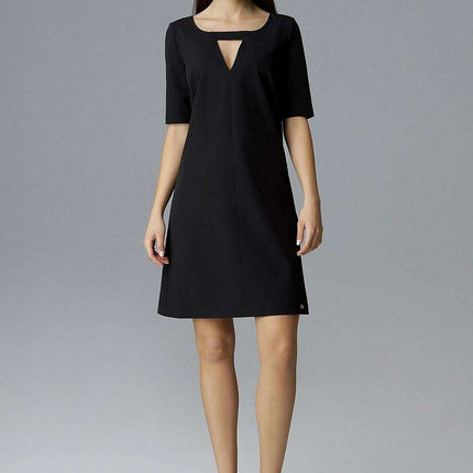 Chic Knee-Length Daily Elegance Dress