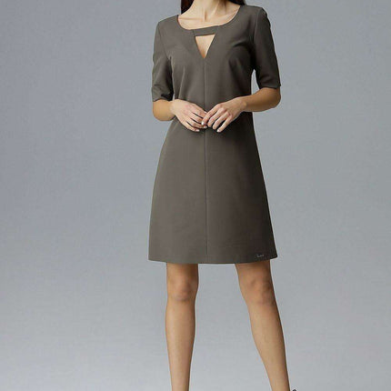 Chic Knee-Length Daily Elegance Dress