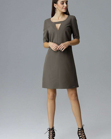 Chic Knee-Length Daily Elegance Dress